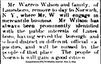 Wilson, Warren